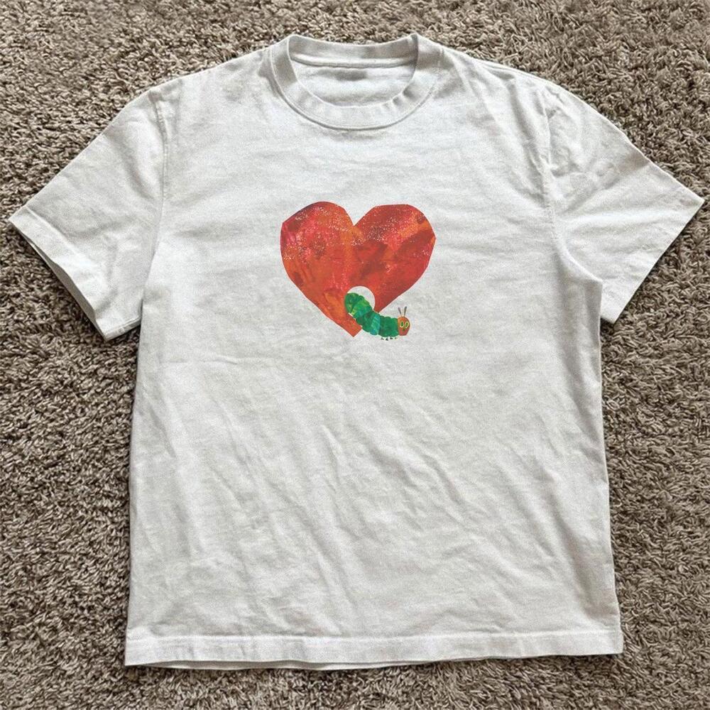 White The Very Hungry Caterpillar Cotton T-Shirt 2